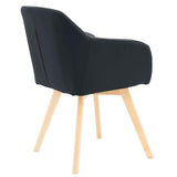 Scaun Safira, Bej - Negru, 57x58x84 cm - Negru