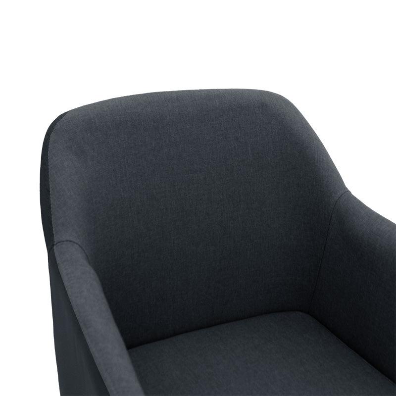 Scaun Safira, Bej - Negru, 57x58x84 cm - Negru