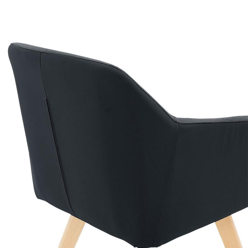 Scaun Safira, Bej - Negru, 57x58x84 cm - Negru