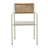 Scaun Savor, Alb - Gri inchis, 55x58x63 cm - Alb