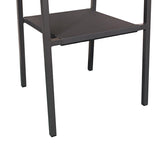 Scaun Savor, Alb - Gri inchis, 55x58x63 cm - Gri inchis