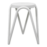 Taburet cu functie Serzona, Polipropilena, Alb - Negru, 27x45 cm - Taburet cu functie Serzona, Polipropilena, Alb - Negru, 27x45 cm - 326-000047