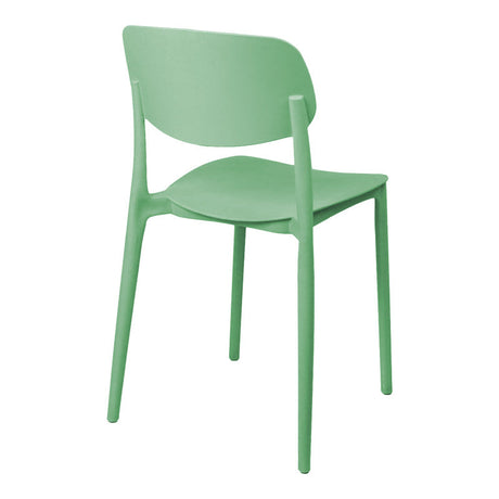 Scaun stivuibil Berdian, mint, polipropilena, Diverse culori, 38x49x79 cm