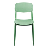 Scaun stivuibil Berdian, mint, polipropilena, Diverse culori, 38x49x79 cm - Verde