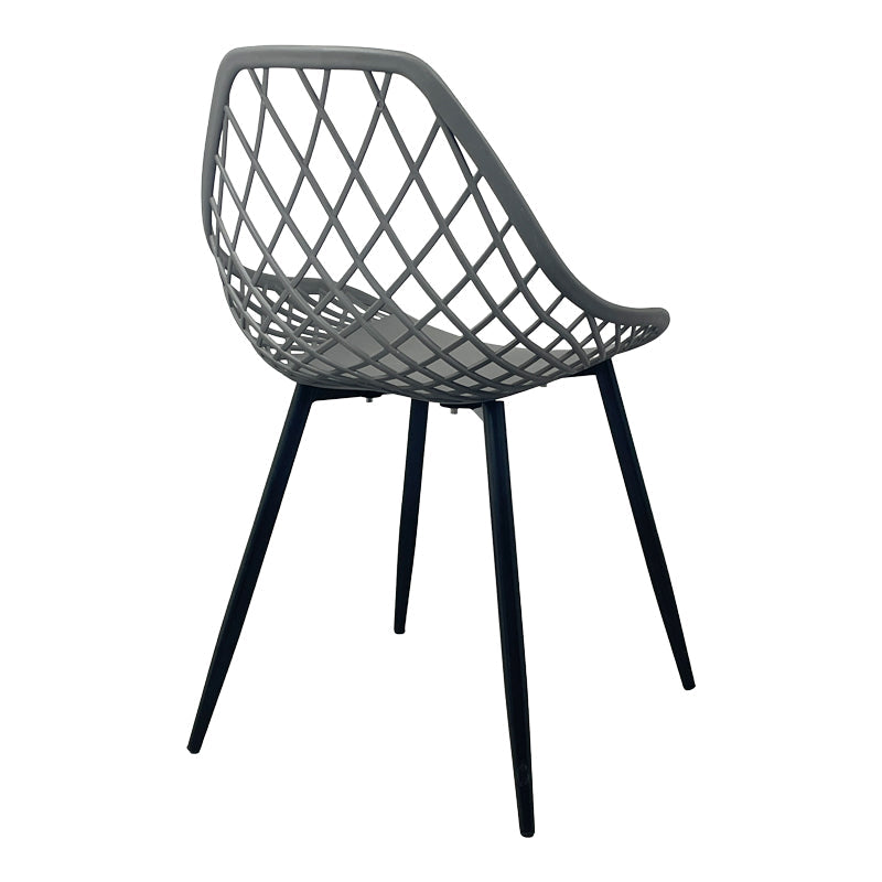 Scaun Suan, Metal, 49x51x86 cm - Antracit