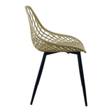 Scaun Suan, Metal, 49x51x86 cm - Crem