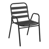 Scaun exterior Sussie, metal si aluminiu, 45x62x76 cm - Scaun exterior Sussie, metal si aluminiu, 45x62x76 cm - 130-000058