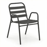 Scaun exterior Sussie, metal si aluminiu, 45x62x76 cm - Scaun exterior Sussie, metal si aluminiu, 45x62x76 cm - 130-000101