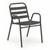 Scaun exterior Sussie, metal si aluminiu, 45x62x76 cm - 130-000101
