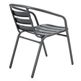 Scaun Tade metal, 58x54x73 cm - Gri
