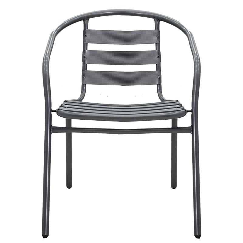 Scaun Tade metal, 58x54x73 cm - Gri
