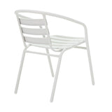 Scaun Tade metal, 58x54x73 cm - Alb