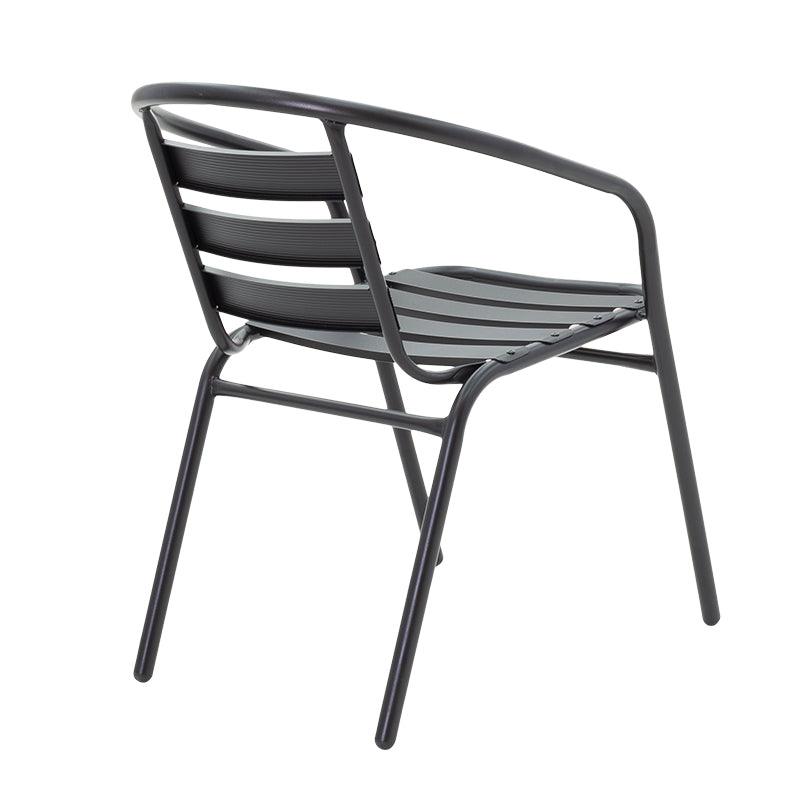 Scaun Tade metal, 58x54x73 cm - Negru