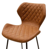 Scaun Theo metalic, 51x48x103 cm
