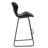Scaun Theo metalic, 51x48x103 cm