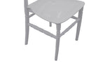 Scaun Tiffany, Alb, 40x86x43 cm