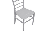 Scaun Tiffany, Alb, 40x86x43 cm