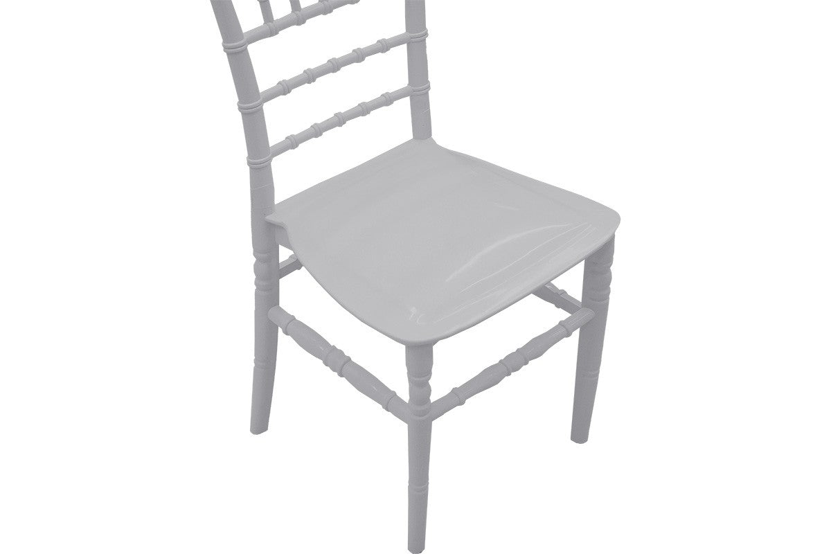 Scaun Tiffany, Alb, 40x86x43 cm, detaliu produs