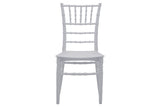Scaun Tiffany, Alb, 40x86x43 cm