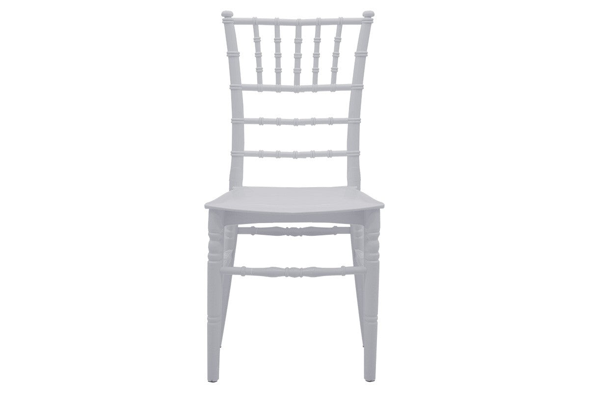 Scaun Tiffany, Alb, 40x86x43 cm, perspectiva suplimentara