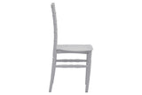 Scaun Tiffany, Alb, 40x86x43 cm