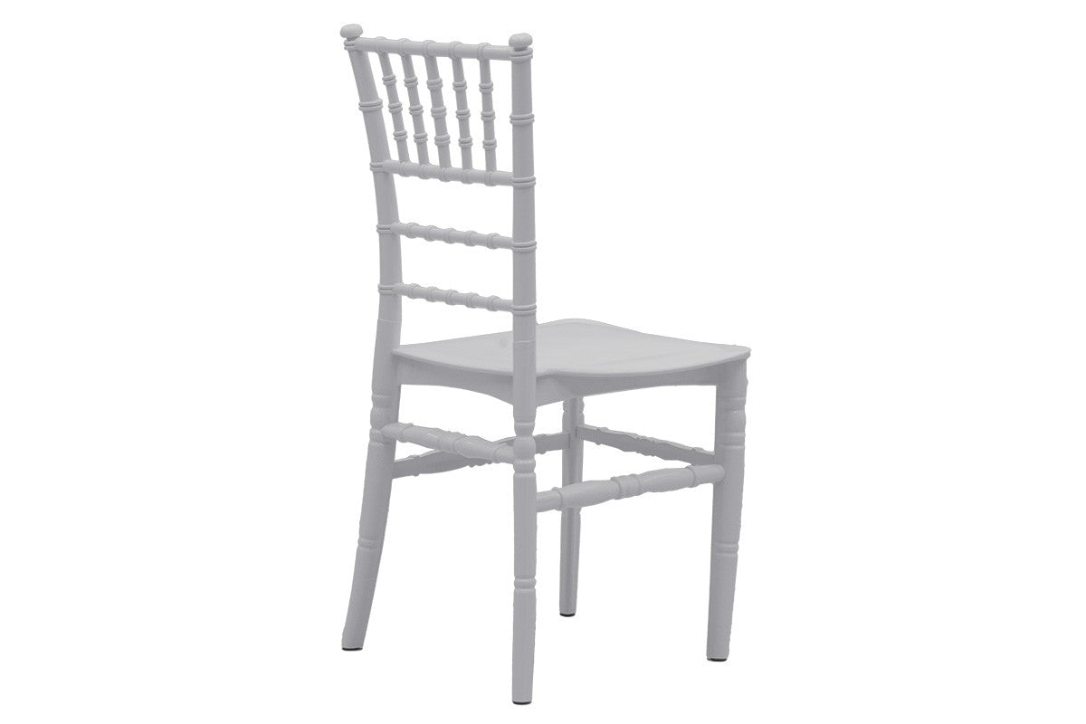 Scaun Tiffany, Alb, 40x86x43 cm