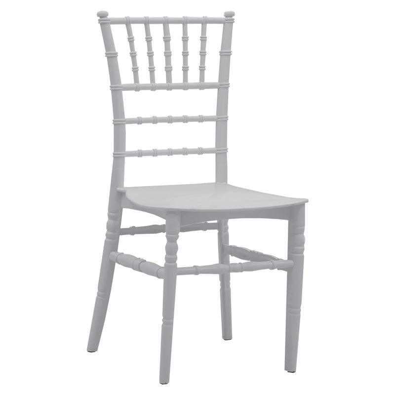 Scaun Tiffany, Alb, 40x86x43 cm