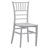 Scaun Tiffany, Alb, 40x86x43 cm