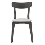 Scaun Toto, Gri - Nuc, 50x50x85 cm - Gri