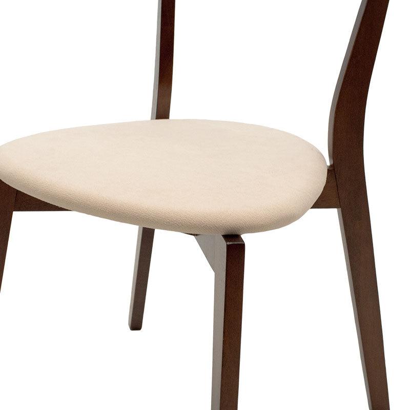 Scaun Toto, Gri - Nuc, 50x50x85 cm - Nuc