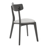 Scaun Toto, Gri - Nuc, 50x50x85 cm - Scaun Toto, Gri - Nuc, 50x50x85 cm