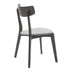 Scaun Toto, Gri - Nuc, 50x50x85 cm
