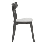 Scaun Toto, Gri - Nuc, 50x50x85 cm - Gri