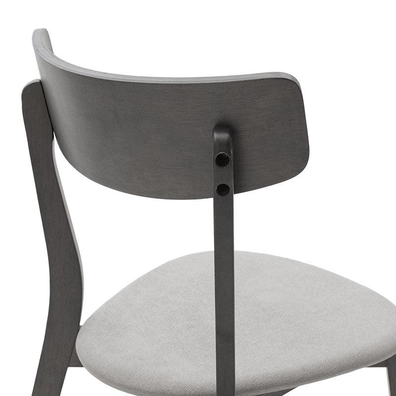 Scaun Toto, Gri - Nuc, 50x50x85 cm - Gri