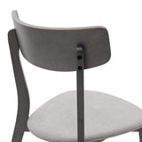 Scaun Toto, Gri - Nuc, 50x50x85 cm - Gri