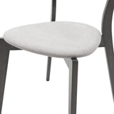 Scaun Toto, Gri - Nuc, 50x50x85 cm - Gri