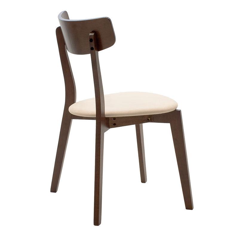 Scaun Toto, Gri - Nuc, 50x50x85 cm - Nuc