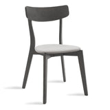 Scaun Toto, Gri - Nuc, 50x50x85 cm - Gri