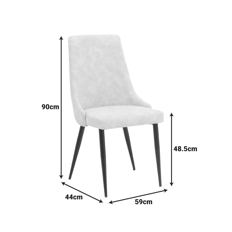 Bej | SKU: 327-000092 | Scaun Trenda, Bej, 59x44x90 cm, varianta Bej, produs pentru amenajarea locuinței, disponibil online în România la CasaMob