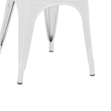 Scaun Utopia metal, 44x44x55 cm - Alb