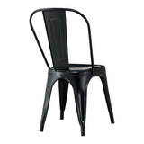 Scaun Utopia metal, 44x44x55 cm - Negru