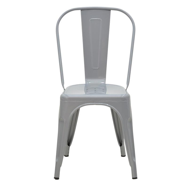 Scaun Utopia metal, 44x44x55 cm - Gri