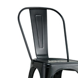 Scaun Utopia metal, 44x44x55 cm - Negru