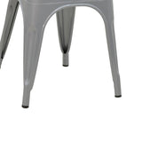 Scaun Utopia metal, 44x44x55 cm - Gri