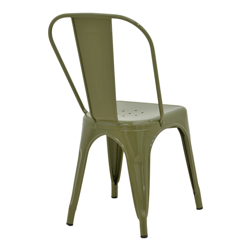 Scaun Utopia, metal, 44x44x85 cm - Verde