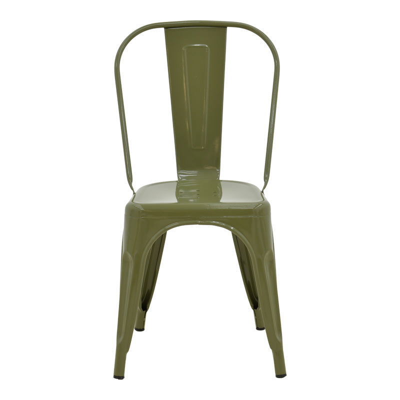 Scaun Utopia, metal, 44x44x85 cm - Verde