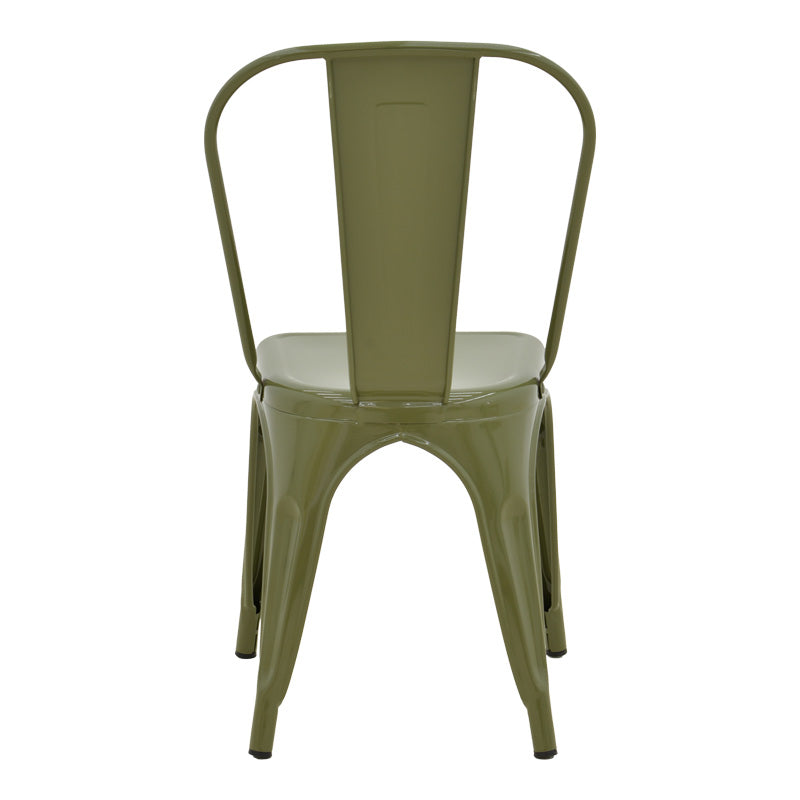 Scaun Utopia, metal, 44x44x85 cm - Verde