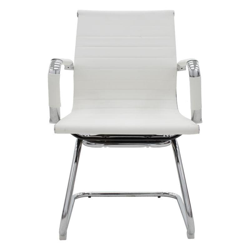 Scaun Valter PU 55x52x95cm - Alb