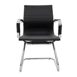 Scaun Valter PU 55x52x95cm - Negru
