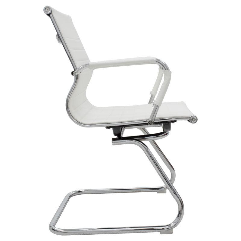 Scaun Valter PU 55x52x95cm - Alb